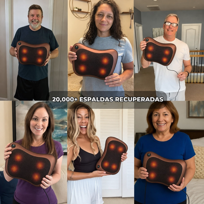 Clientes usando el masajeador Clarity