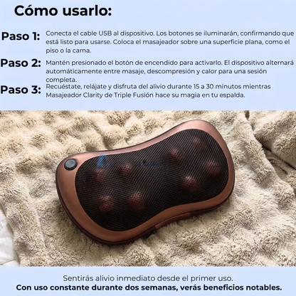 Cómo usar el masajeador Clarity